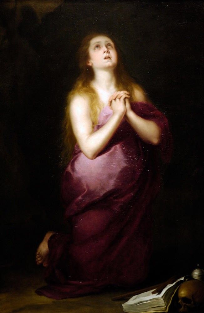 Unknown Mary Magdalene By Murillo